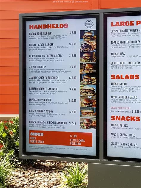 Aussie Grill Menu With Prices